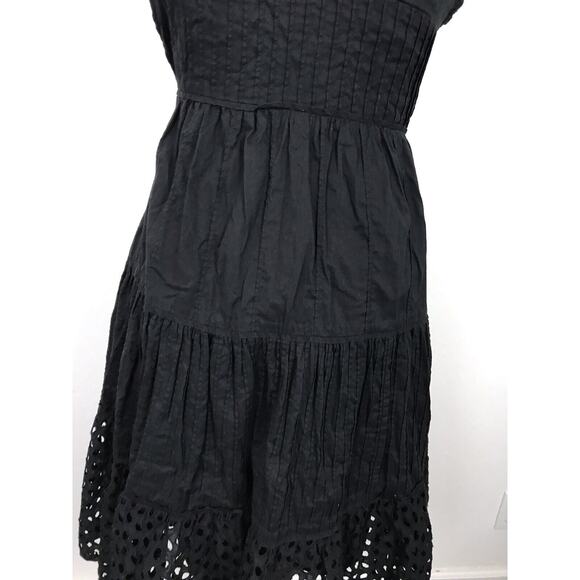 INC International Concepts Petite Pleated Eyelet Hem Tank Dress - Picture 8 of 9